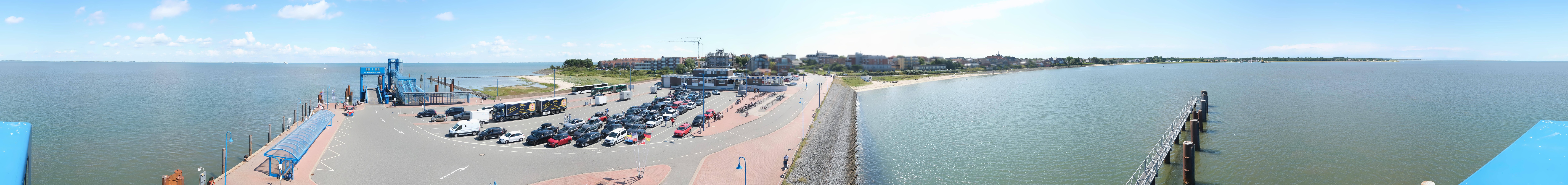 Archiv Foto Webcam Insel Amrum - Fähranleger Wittdün