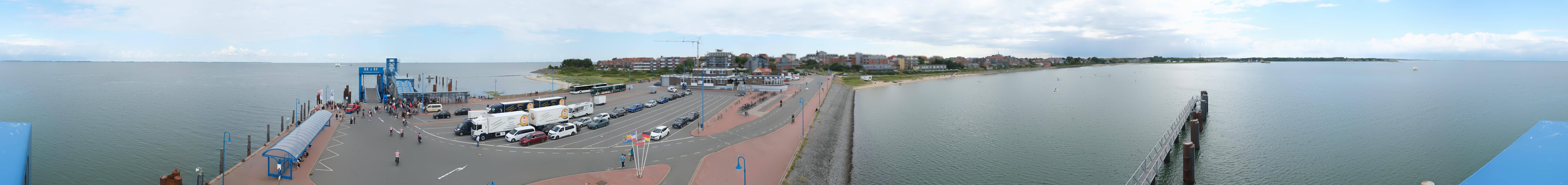 Archiv Foto Webcam Insel Amrum - Fähranleger Wittdün