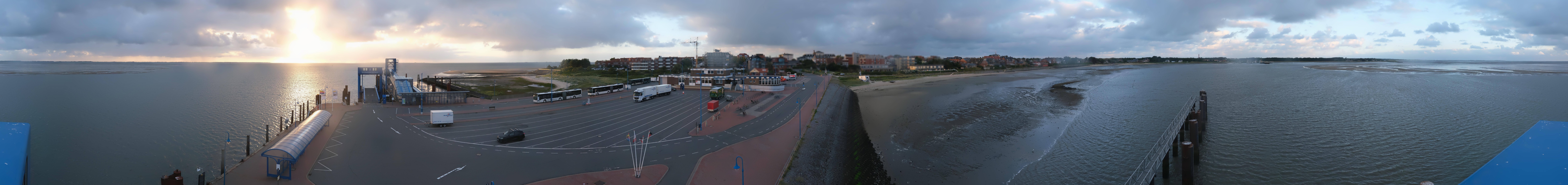 Archiv Foto Webcam Insel Amrum - Fähranleger Wittdün