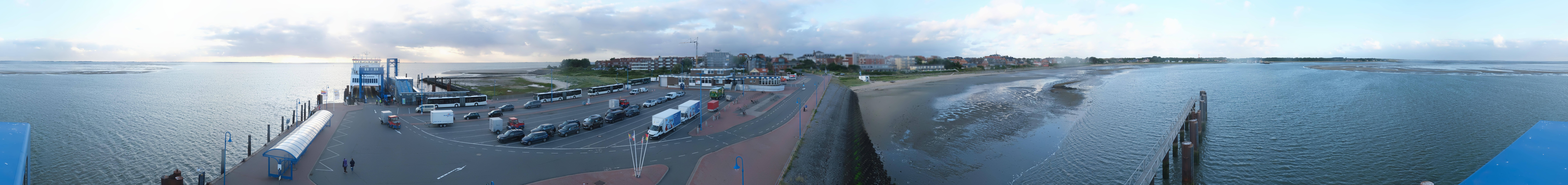 Archiv Foto Webcam Insel Amrum - Fähranleger Wittdün