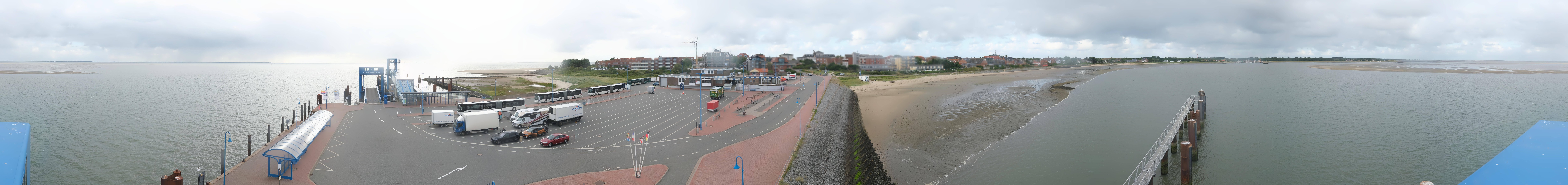 Archiv Foto Webcam Insel Amrum - Fähranleger Wittdün