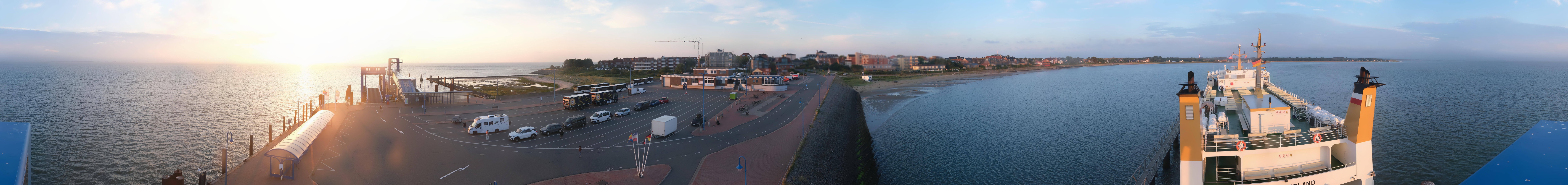 Archiv Foto Webcam Insel Amrum - Fähranleger Wittdün