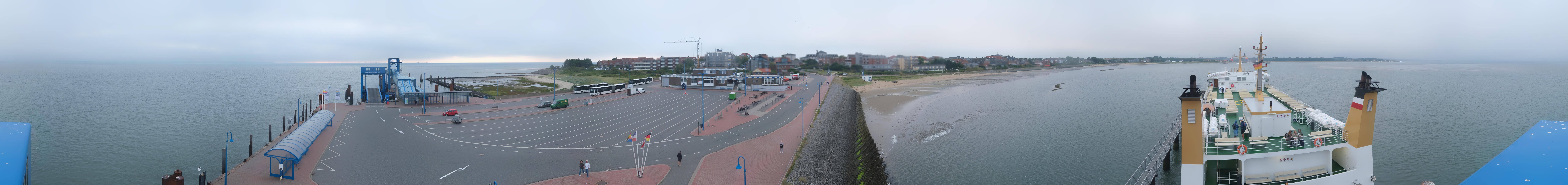 Archiv Foto Webcam Insel Amrum - Fähranleger Wittdün