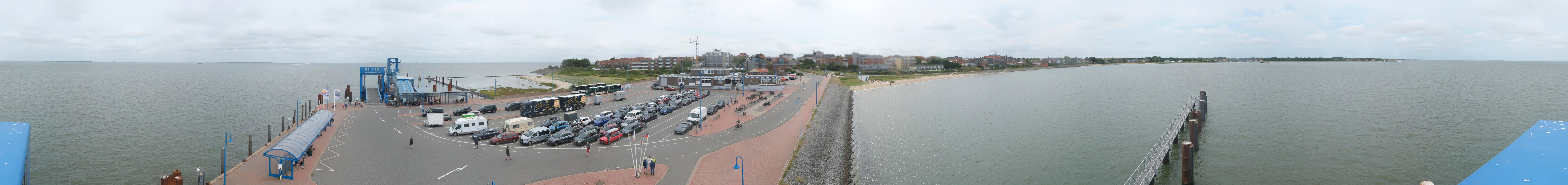 Archiv Foto Webcam Insel Amrum - Fähranleger Wittdün