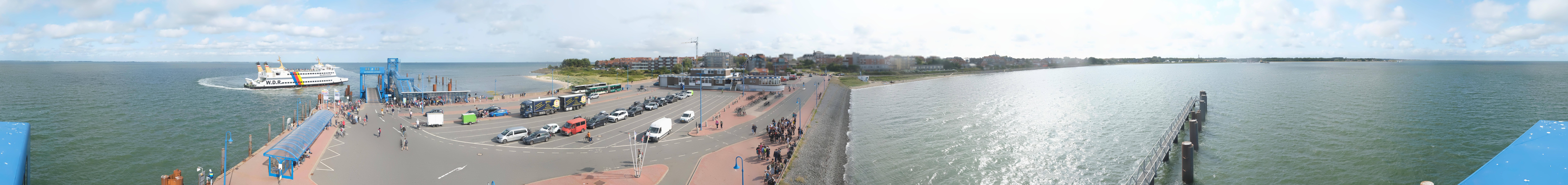 Archiv Foto Webcam Insel Amrum - Fähranleger Wittdün