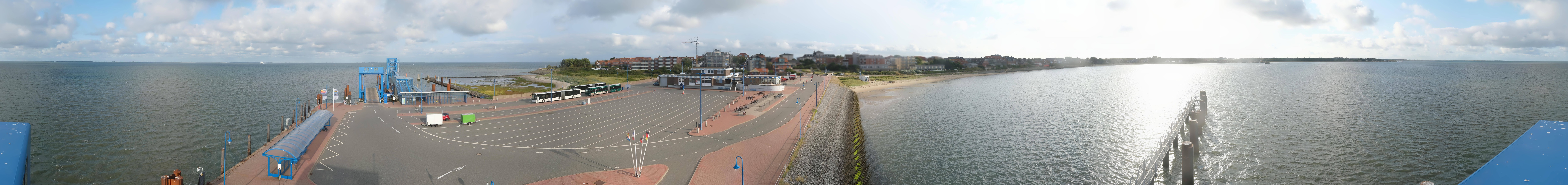 Archiv Foto Webcam Insel Amrum - Fähranleger Wittdün