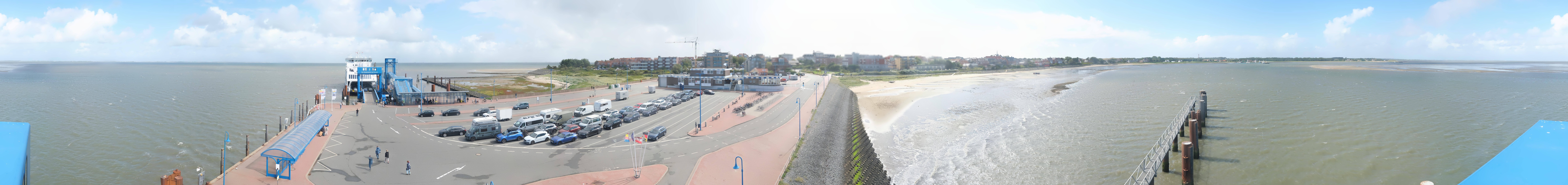 Archiv Foto Webcam Insel Amrum - Fähranleger Wittdün