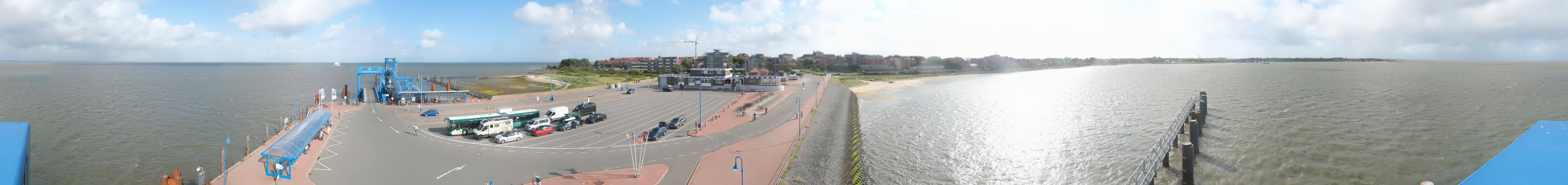 Archiv Foto Webcam Insel Amrum - Fähranleger Wittdün