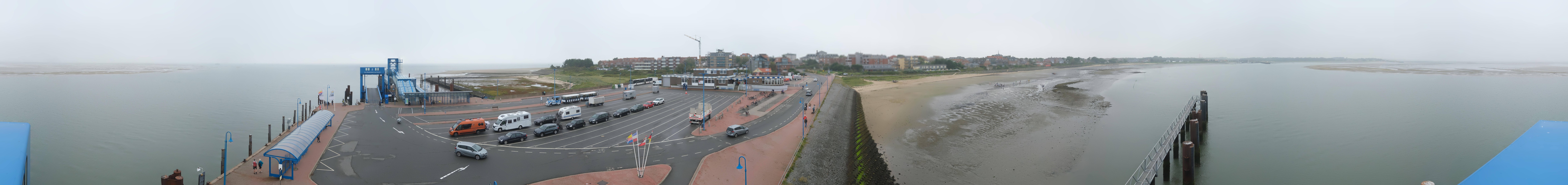 Archiv Foto Webcam Insel Amrum - Fähranleger Wittdün