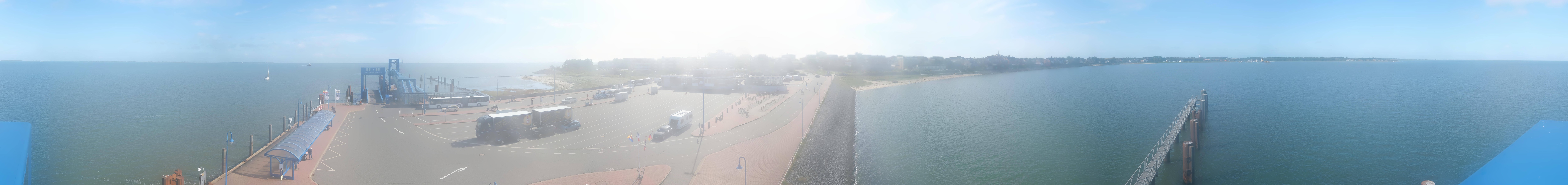 Archiv Foto Webcam Insel Amrum - Fähranleger Wittdün