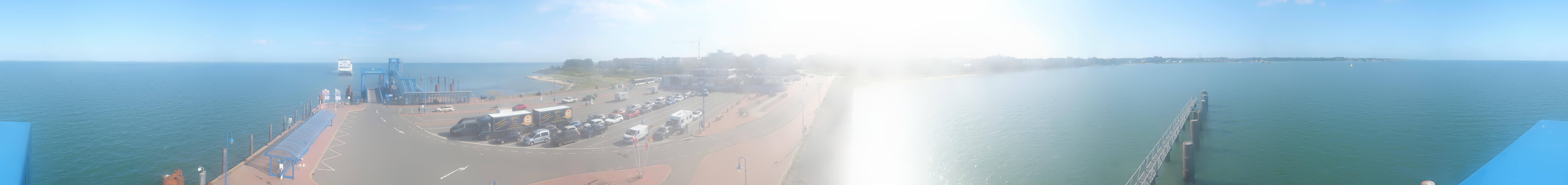 Archiv Foto Webcam Insel Amrum - Fähranleger Wittdün
