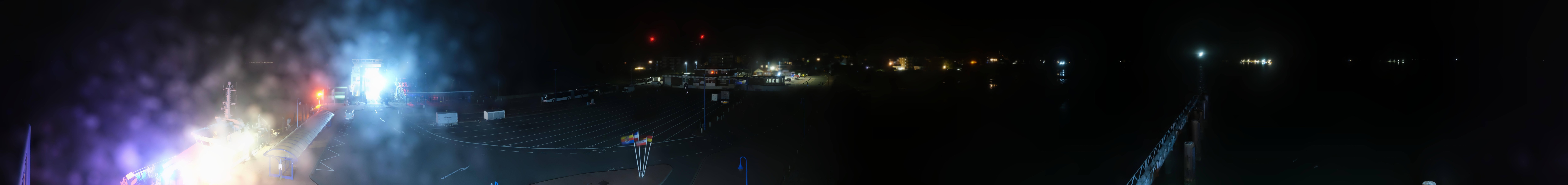 Archived image Webcam Amrum Island - Ferry dock Wittdün
