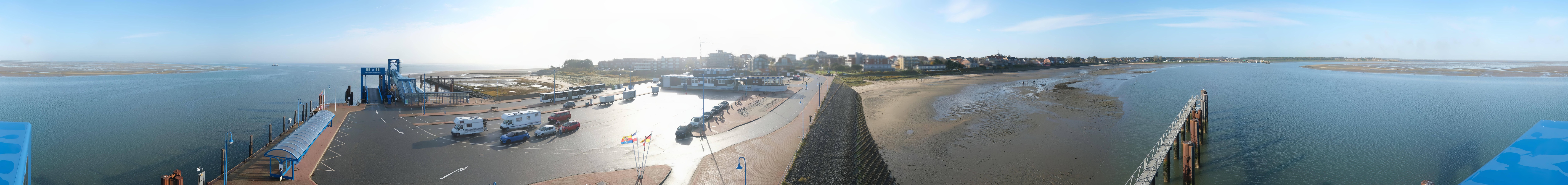 Archiv Foto Webcam Insel Amrum - Fähranleger Wittdün