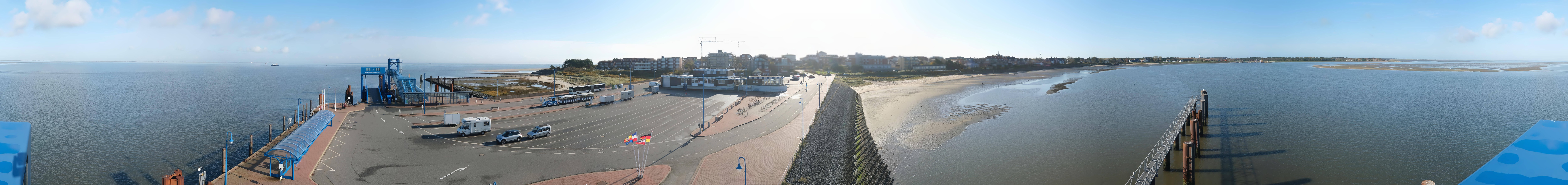 Archiv Foto Webcam Insel Amrum - Fähranleger Wittdün