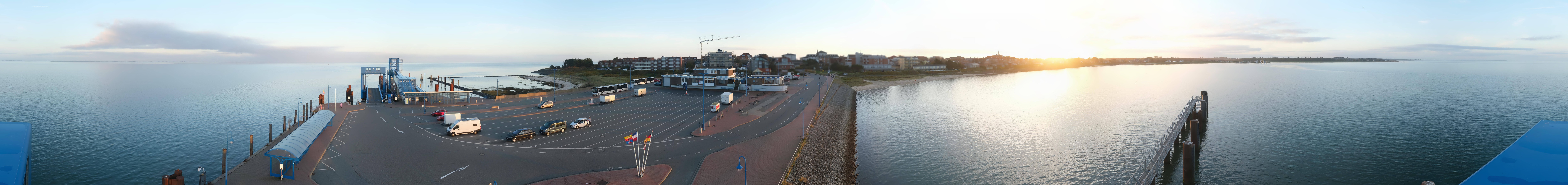 Archiv Foto Webcam Insel Amrum - Fähranleger Wittdün