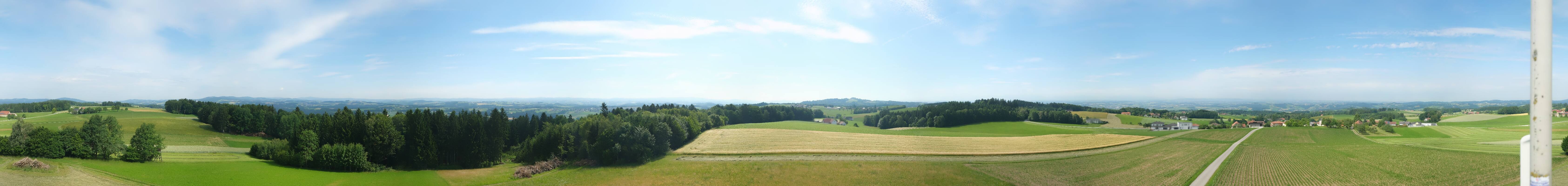 Archiv Foto Webcam Sankt Agatha - Pyramide am Etzinger Hügel