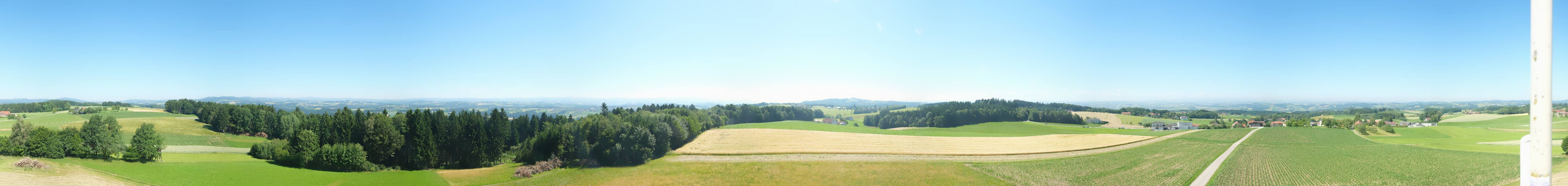 Archiv Foto Webcam Sankt Agatha - Pyramide am Etzinger Hügel