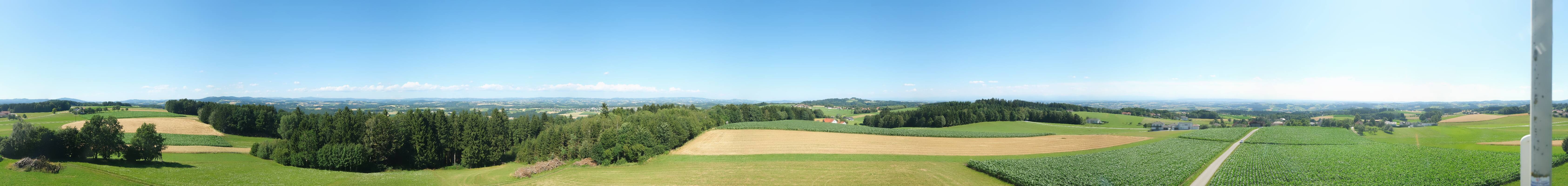 Archiv Foto Webcam Sankt Agatha - Pyramide am Etzinger Hügel