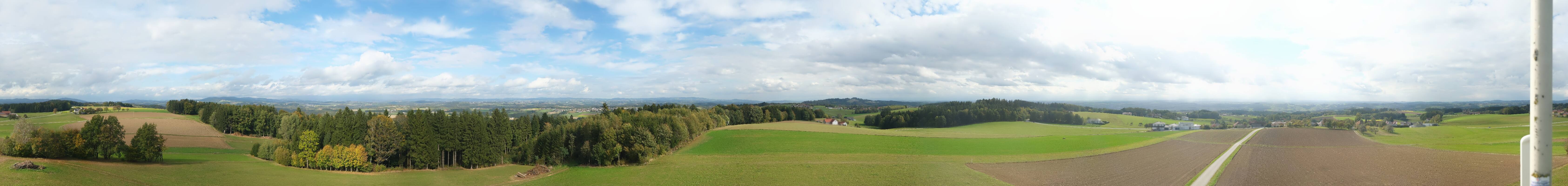 Archiv Foto Webcam Sankt Agatha - Pyramide am Etzinger Hügel