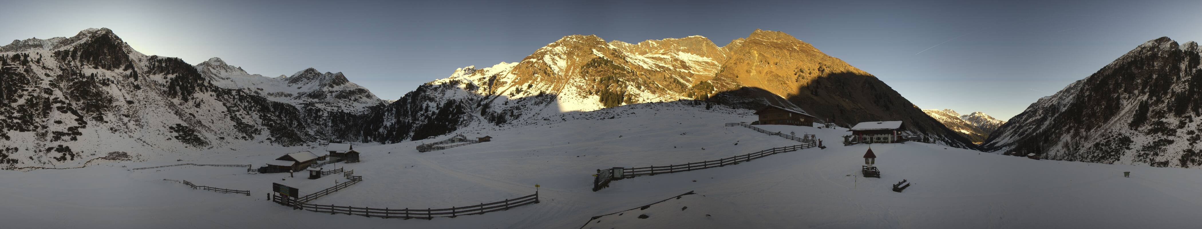 Archiv Foto Webcam Oberiss Alm im Stubaier Oberbergtal