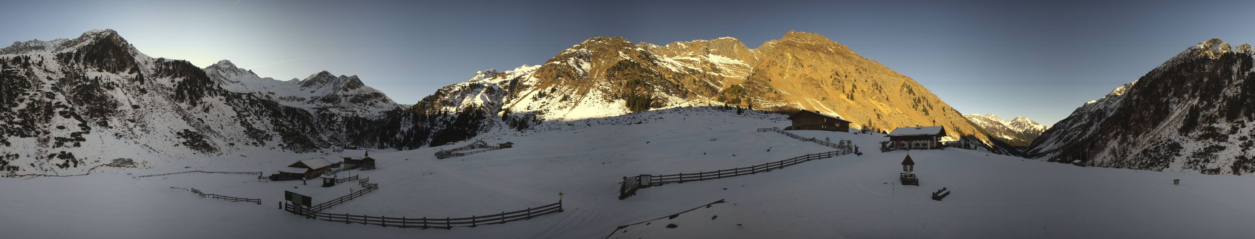 Archiv Foto Webcam Oberiss Alm im Stubaier Oberbergtal