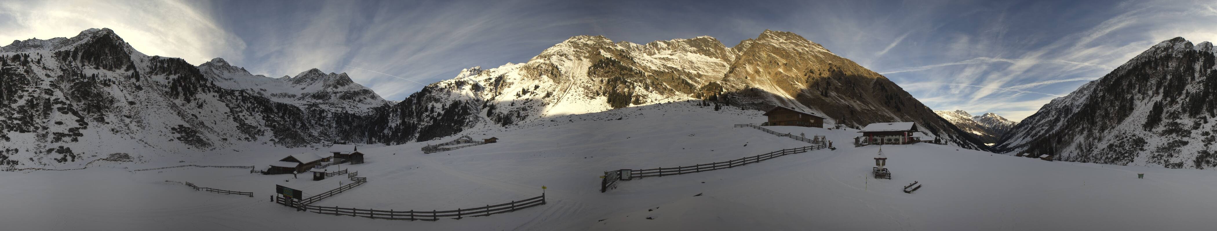 Archiv Foto Webcam Oberiss Alm im Stubaier Oberbergtal
