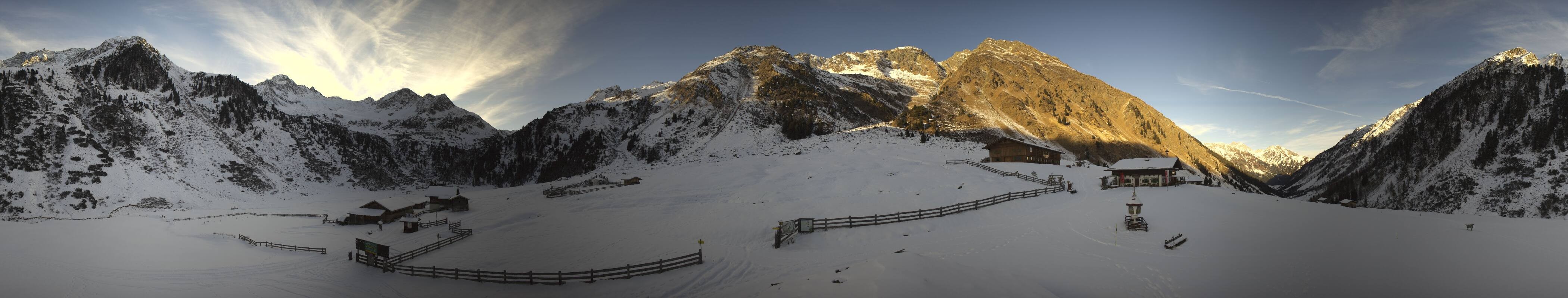 Archiv Foto Webcam Oberiss Alm im Stubaier Oberbergtal