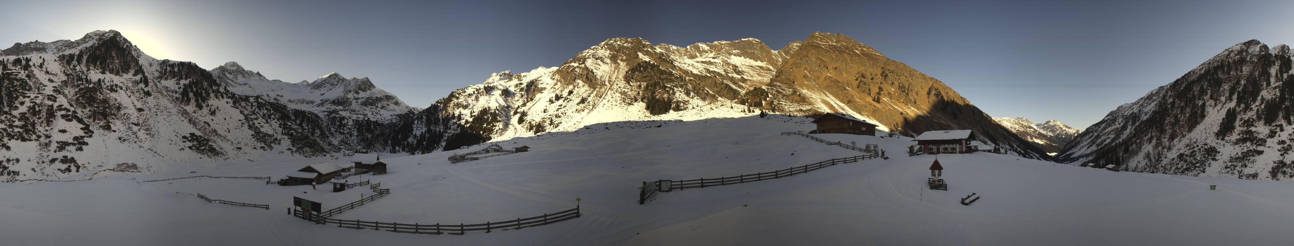 Archiv Foto Webcam Oberiss Alm im Stubaier Oberbergtal