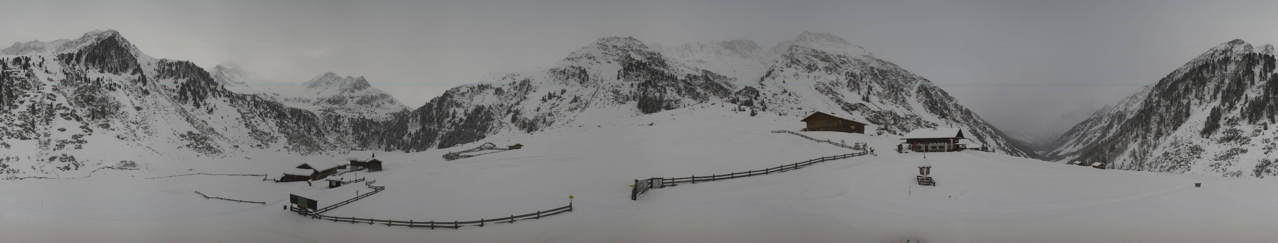 Archiv Foto Webcam Oberiss Alm im Stubaier Oberbergtal