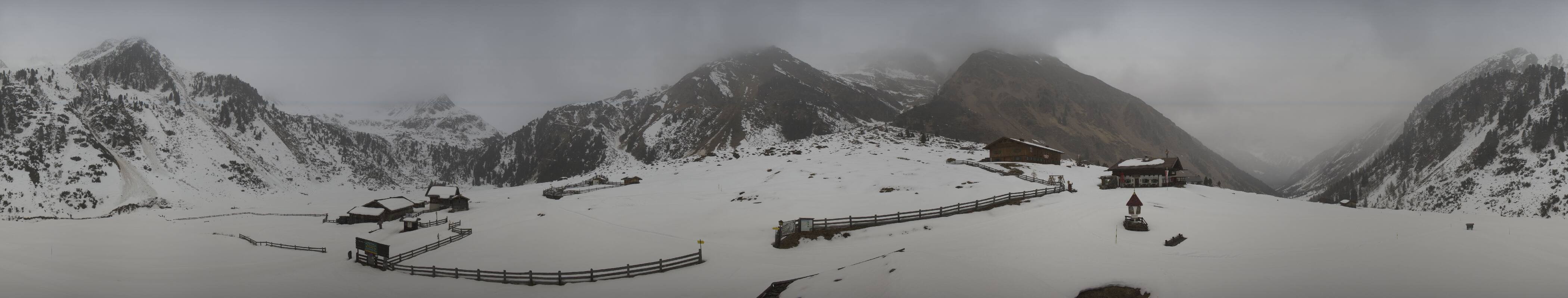 Archived image Webcam Stubai Oberberg valley - Oberiss Alm