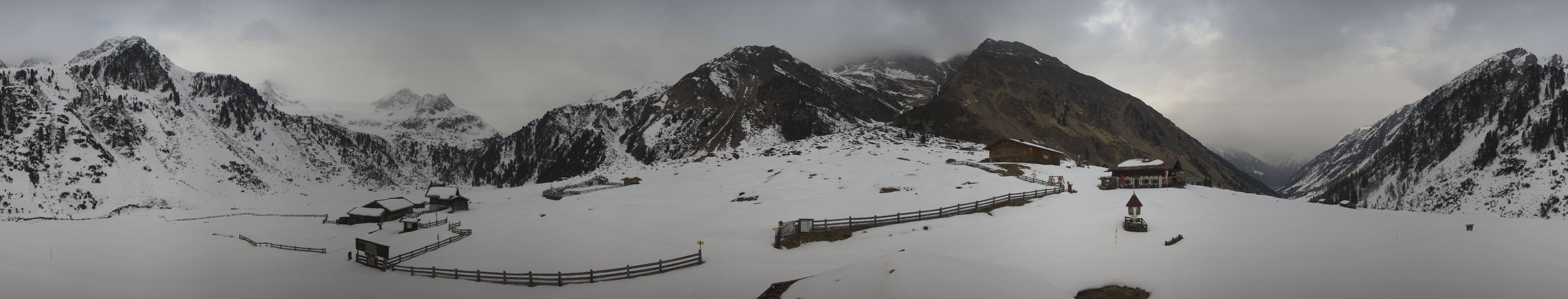 Archiv Foto Webcam Oberiss Alm im Stubaier Oberbergtal