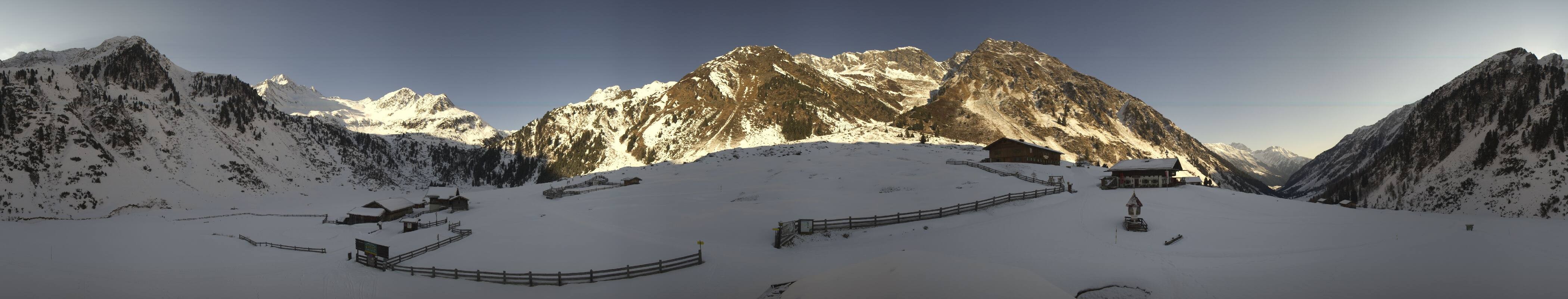 Archiv Foto Webcam Oberiss Alm im Stubaier Oberbergtal