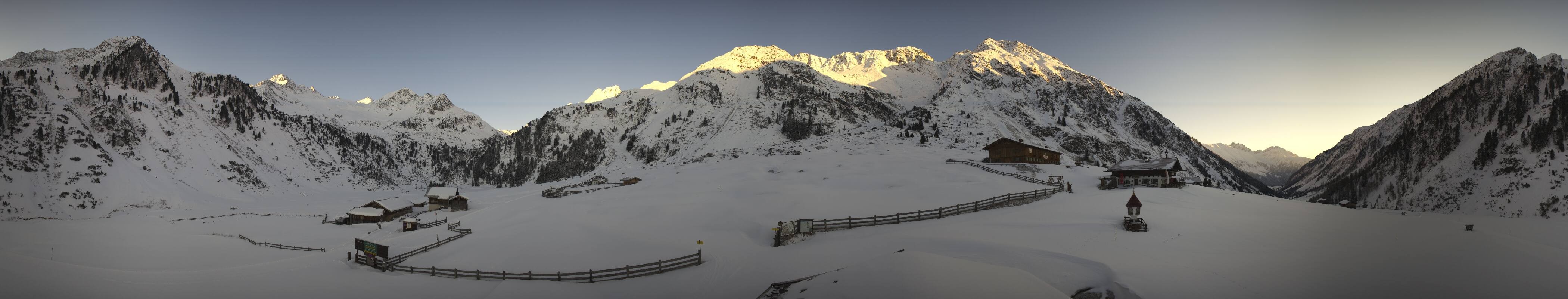 Archiv Foto Webcam Oberiss Alm im Stubaier Oberbergtal