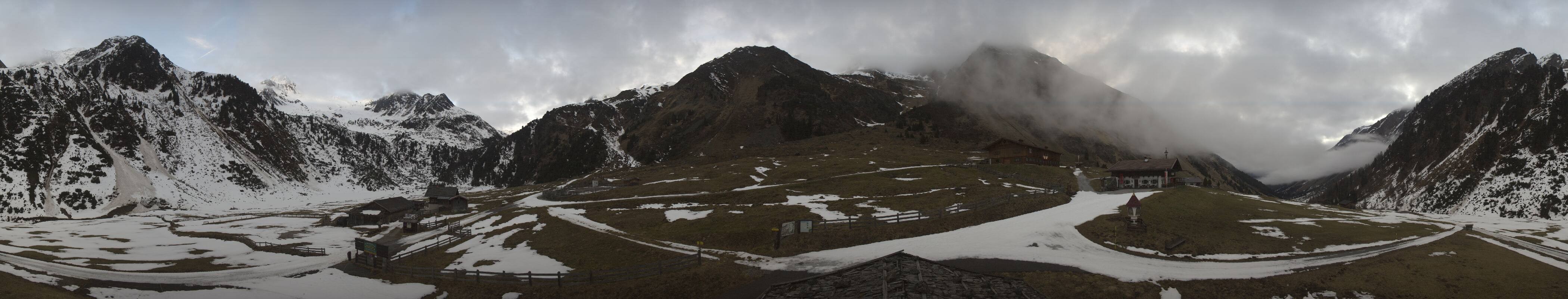 Archiv Foto Webcam Oberiss Alm im Stubaier Oberbergtal