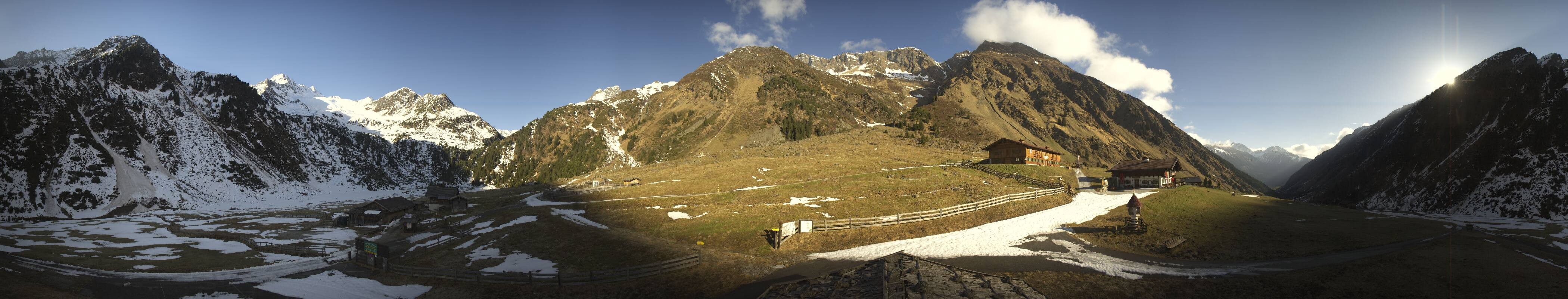 Archiv Foto Webcam Oberiss Alm im Stubaier Oberbergtal