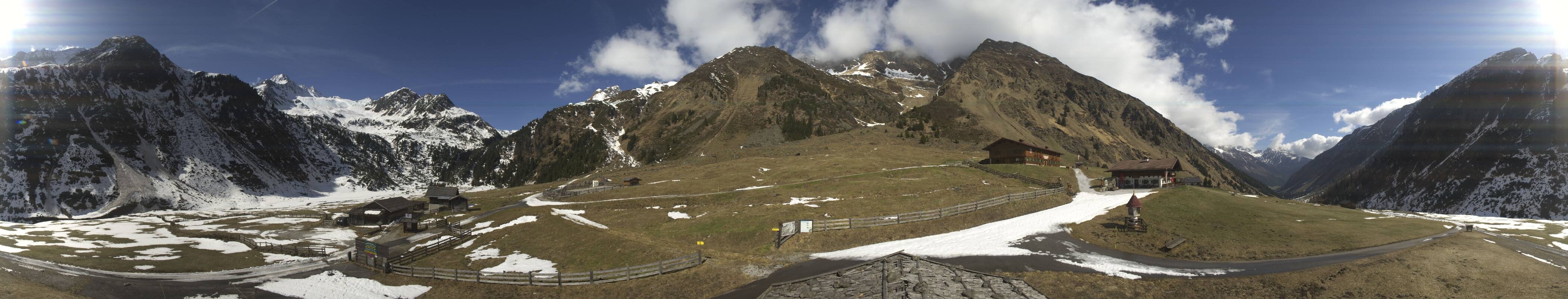Archiv Foto Webcam Oberiss Alm im Stubaier Oberbergtal
