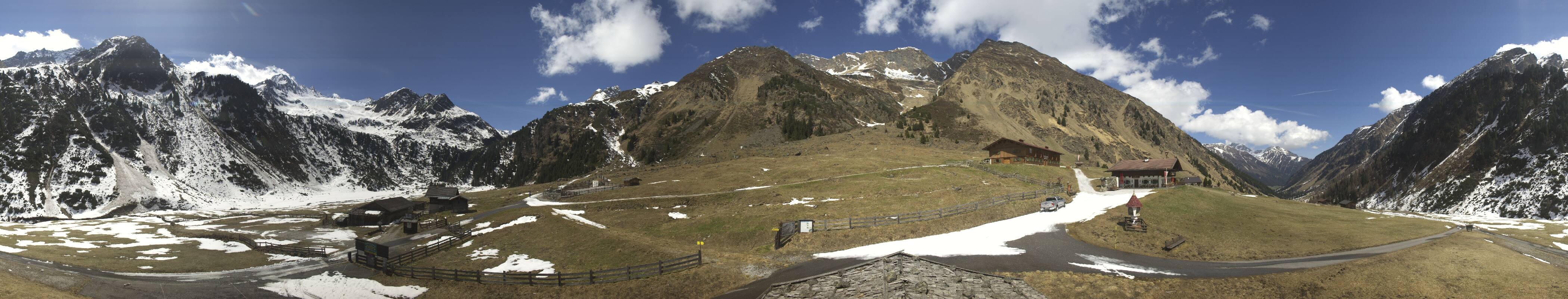 Archiv Foto Webcam Oberiss Alm im Stubaier Oberbergtal