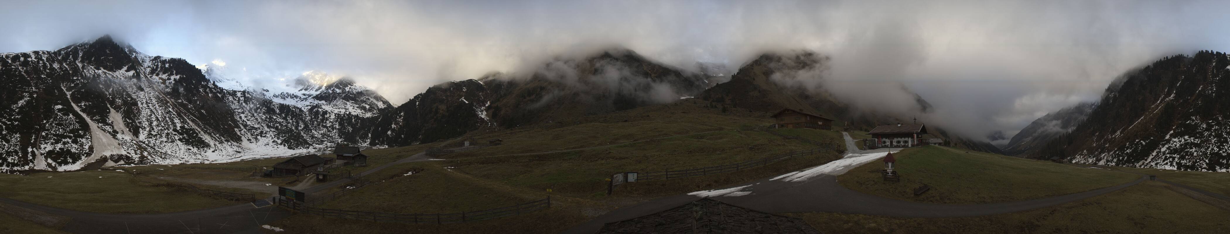 Archiv Foto Webcam Oberiss Alm im Stubaier Oberbergtal