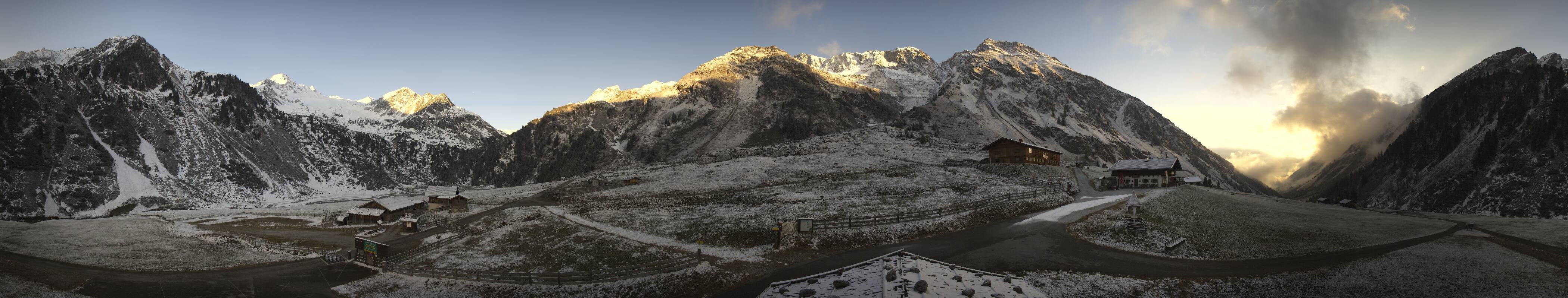 Archiv Foto Webcam Oberiss Alm im Stubaier Oberbergtal