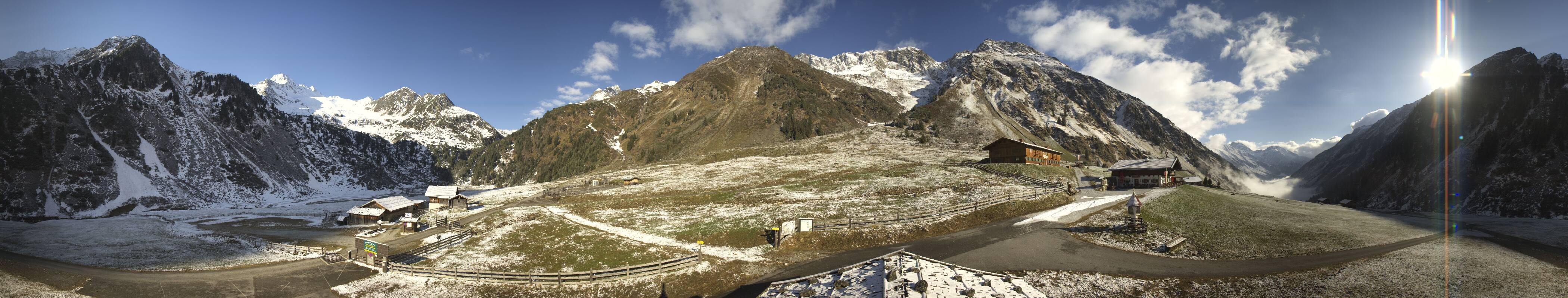 Archiv Foto Webcam Oberiss Alm im Stubaier Oberbergtal