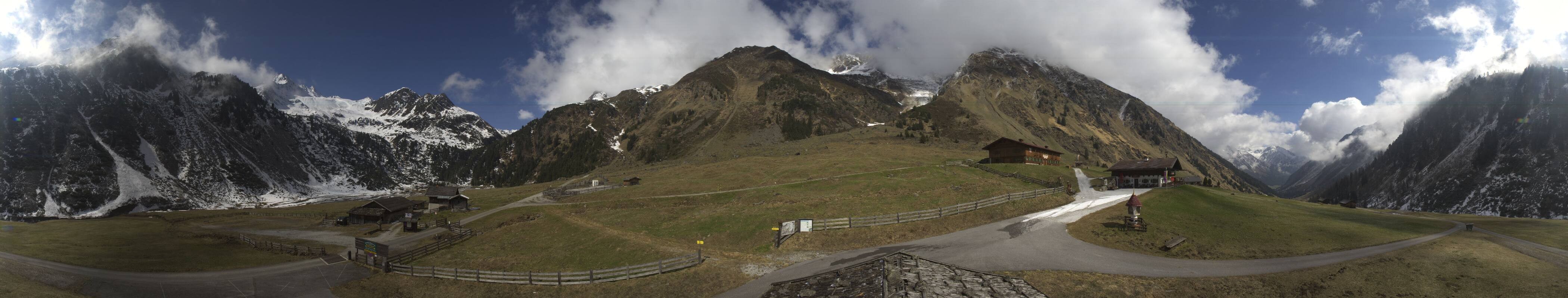 Archiv Foto Webcam Oberiss Alm im Stubaier Oberbergtal