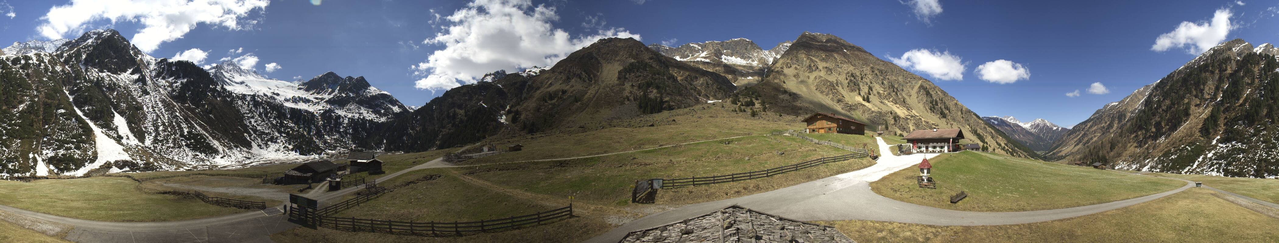 Archiv Foto Webcam Oberiss Alm im Stubaier Oberbergtal