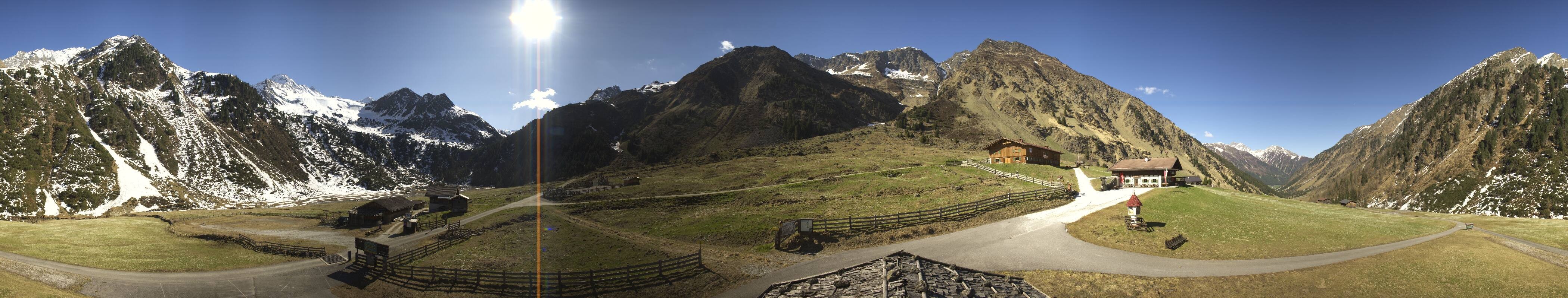 Archiv Foto Webcam Oberiss Alm im Stubaier Oberbergtal