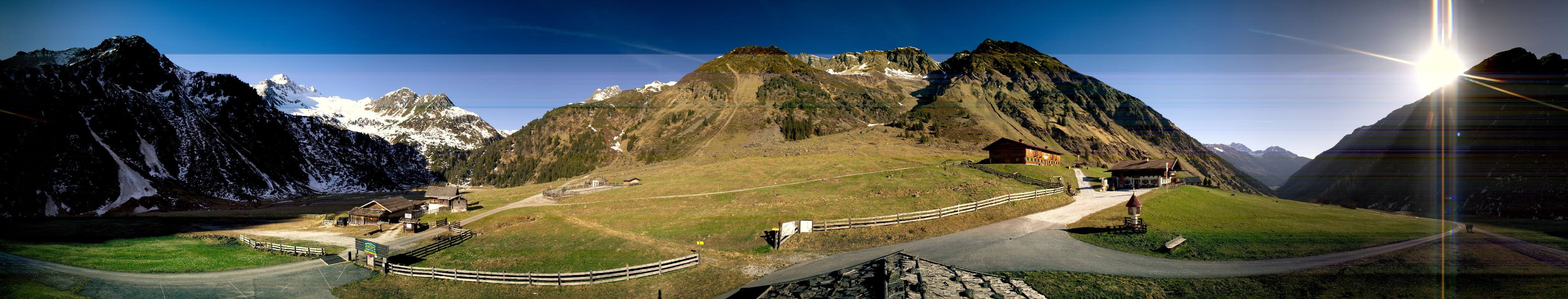 Archiv Foto Webcam Oberiss Alm im Stubaier Oberbergtal