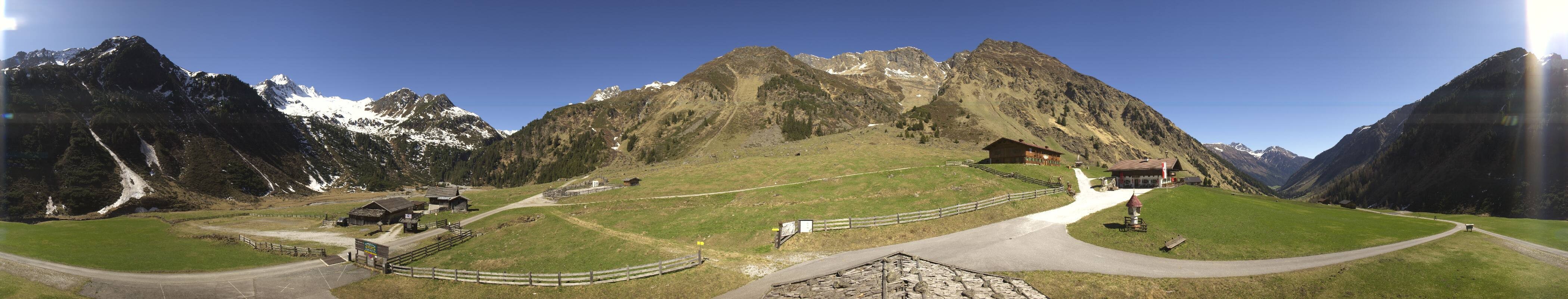 Archiv Foto Webcam Oberiss Alm im Stubaier Oberbergtal