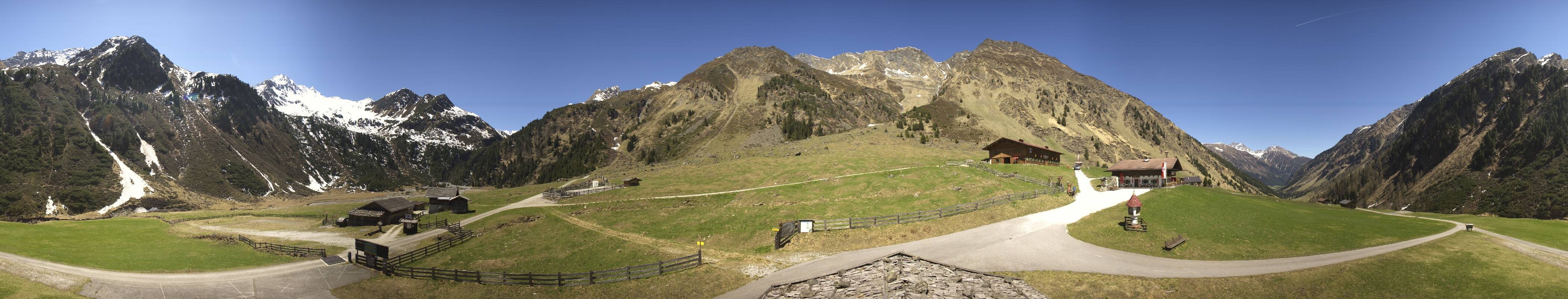 Archiv Foto Webcam Oberiss Alm im Stubaier Oberbergtal
