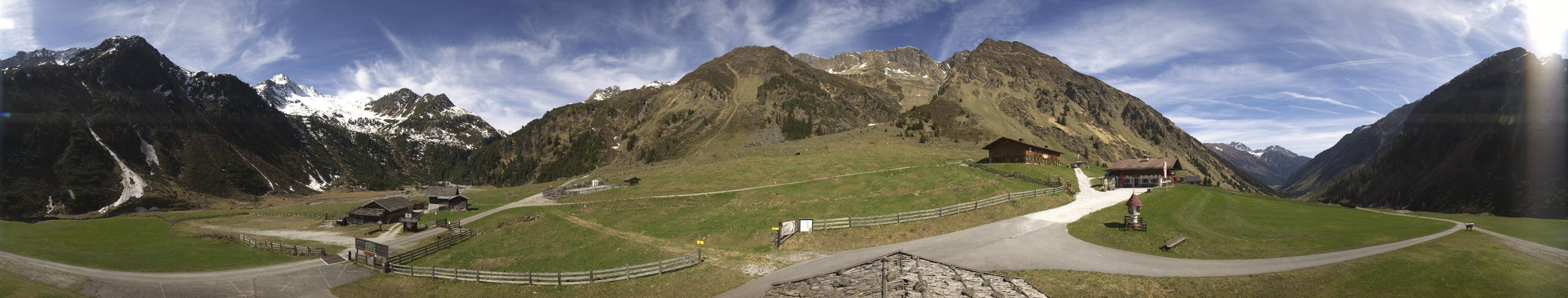Archiv Foto Webcam Oberiss Alm im Stubaier Oberbergtal