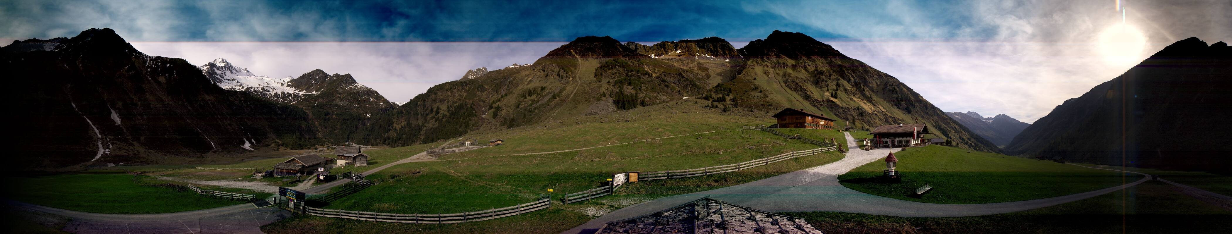 Archiv Foto Webcam Oberiss Alm im Stubaier Oberbergtal