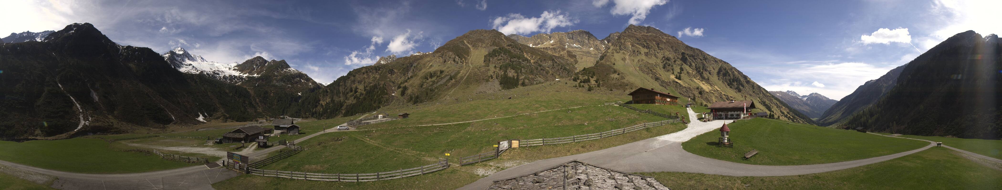 Archiv Foto Webcam Oberiss Alm im Stubaier Oberbergtal
