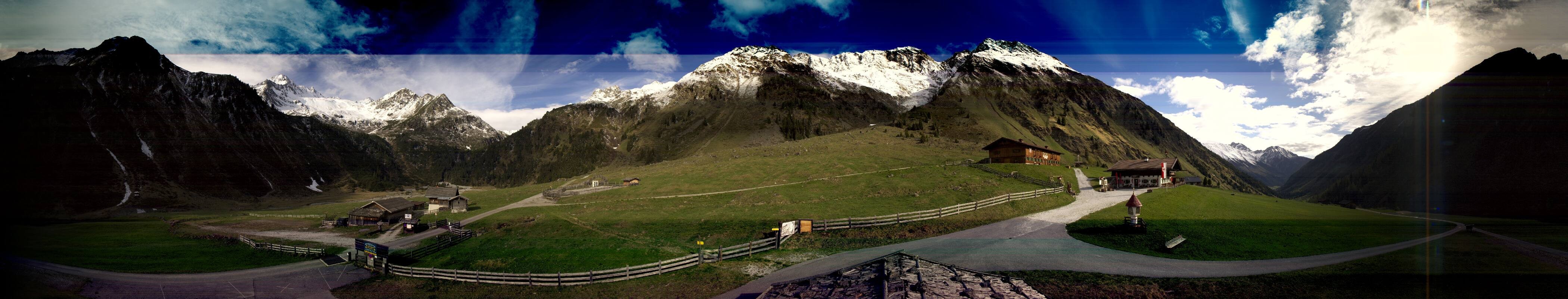Archiv Foto Webcam Oberiss Alm im Stubaier Oberbergtal